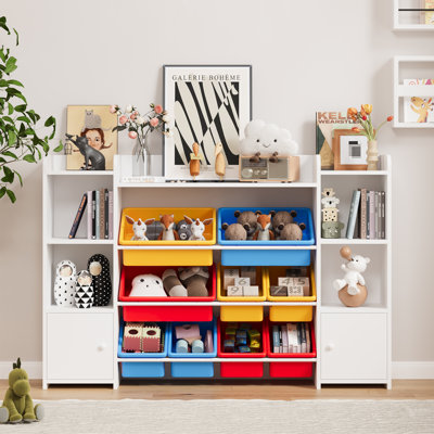 Lafon Manufactured Wood Toy Organizer with Bins by Viv + Rae
