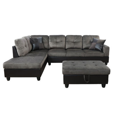 Jamane 3 - Piece Leather Living Room Set