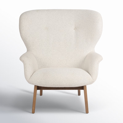 Elvie Upholstered Wingback Chair by AllModern