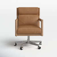 Finn Genuine Leather Conference Chair by Joss & Main