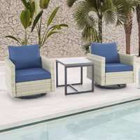 Ingvald 2 - Person Outdoor Seating Group with Cushions by Latitude Run