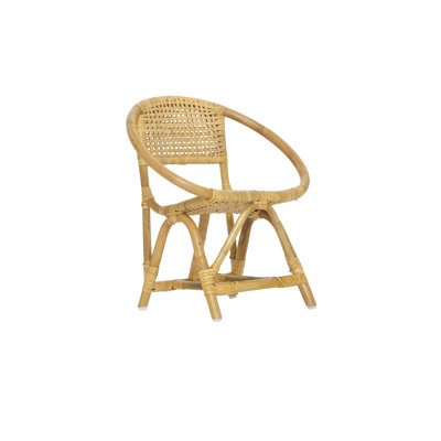 Burov Kids Hand Crafted 18" Rattan and Cane Chair for Children up to 3 Years by Bay Isle Home