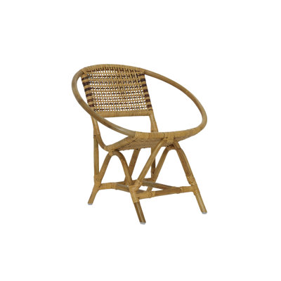 Burov Kids Hand Crafted 18" Rattan and Cane Chair for Children up to 3 Years by Bay Isle Home