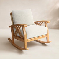 Cotesfield Outdoor Teak Rocking Chair by Birch Lane