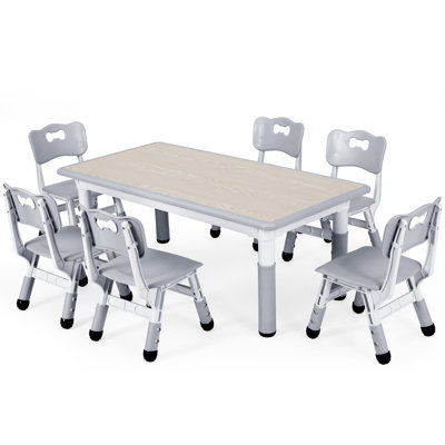 Aarianna Rectangular Preschool Play / Activity Table by Isabelle & Max