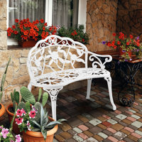 Ashilee Aluminum Bench by Lark Manor