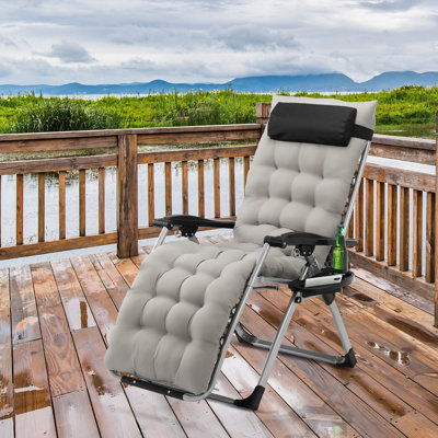 Jacobus Reclining Zero Gravity Chair with Cushion by Freeport Park