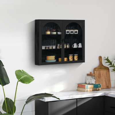 Metal Accent Cabinet with Featuring Three-tier Storage by Ebern Designs