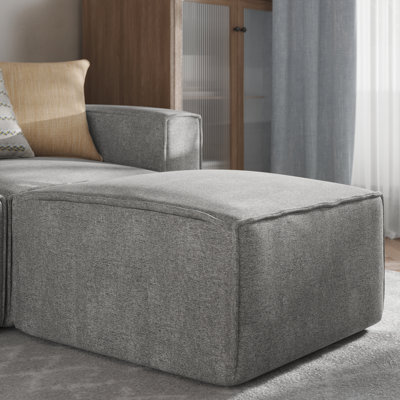 Bridgetown Contemporary Modular Sectional Sofa Ottoman by Ebern Designs