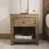 Lukasik 1 Drawer Nightstand by Langley Street