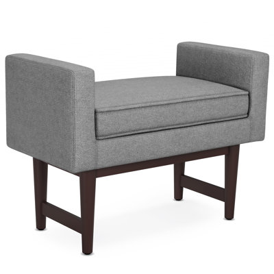 Scott Upholstered Contemporary Ottoman Storage Bench by Simpli Home