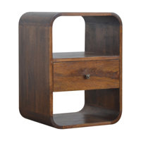 Aydree Solid Wood Nightstand by Millwood Pines