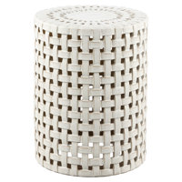 Gonde Ceramic Accent Stool
