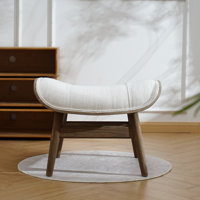 Jeyshan Upholstered Ottoman by George Oliver