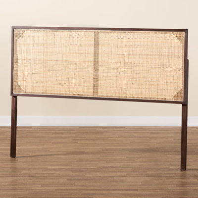 Nigel Rattan and Bayur Solid Wood Headboard by Beachcrest Home