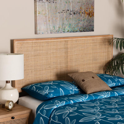 Nigel Rattan and Bayur Solid Wood Headboard by Beachcrest Home