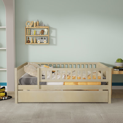 Full Size Wood Daybed with Trundle by Winston Porter
