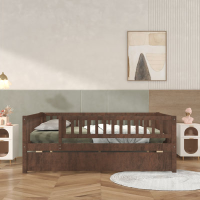 Full Size Wood Daybed with Trundle by Winston Porter