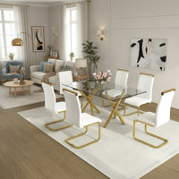 Pavica 7 - Piece Dining Table Sets With 71