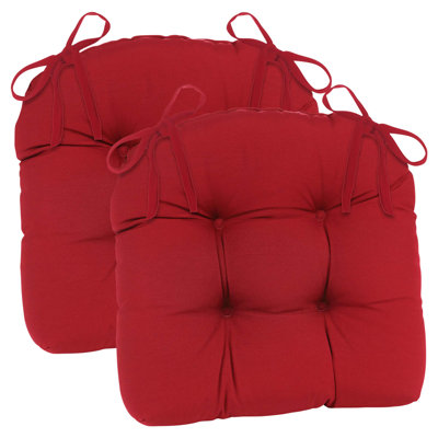 Coutney Indoor And Outdoor Patio Chair Cushions, 19X18 Inches, Set of 2 by Red Barrel Studio