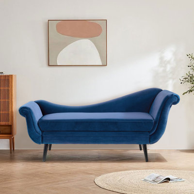 Eleta Upholstered Chaise Lounge by Everly Quinn