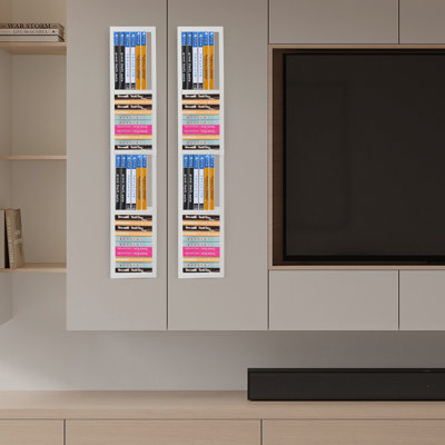 Metal Wall Mounted CD Storage Rack by Ebern Designs