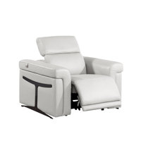 Doniece Top Grain Italian Leather Power Recliner by Orren Ellis