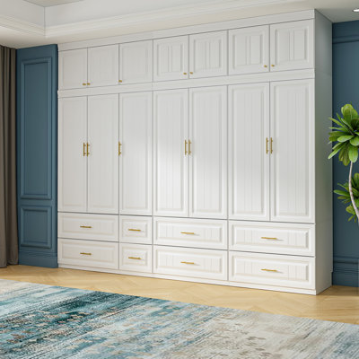 Amaurys Solid + Manufactured Wood Armoire by Lark Manor