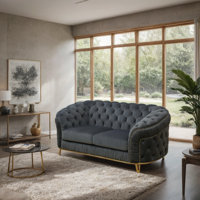 Ilidio Round Arm Sofa by House of Hampton