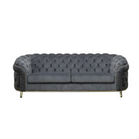 Ilidio Round Arm Sofa by House of Hampton