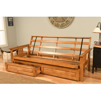 Stratford 86" Wide Futon Frame, Mattress Not Included by The Twillery Co.