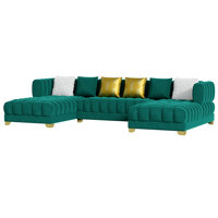 Keiraleigh 3 - Piece Upholstered Sectional by Hokku Designs