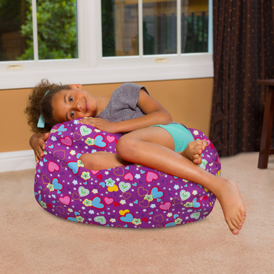 Bean Bag Chair, Big Comfy Bean Bag Chair With Removable And Washable Covers For Kids, Teens And Adults Canvas Cover Kids Bean Bag for Your Bedroom, Mu by Posh Creations