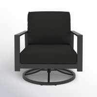Townsend Metal Outdoor Rocking Chair with SunbrellaCushion by Birch Lane