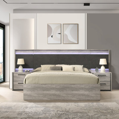 Khadidra Standard 3 Piece Bedroom Set by Ebern Designs