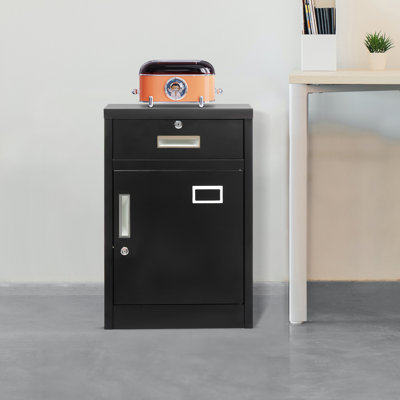 Tervel 1-Drawer Vertical Filing Cabinet with Locks by Ebern Designs