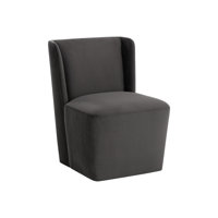 Rylee Unfinished Fabric Wing Back Dining Chair by Ebern Designs