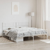 12" Metal Bed Frame with Headboard No Mattress by Red Barrel Studio