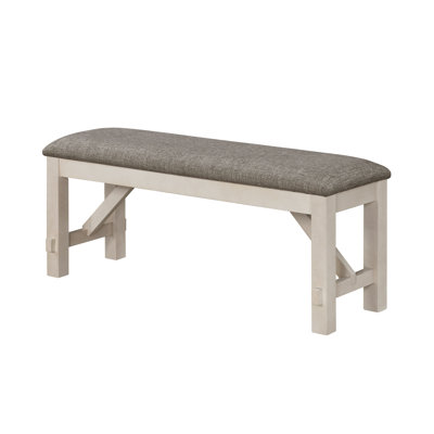 Meddie 100% Polyester Upholstered Bench by Winston Porter