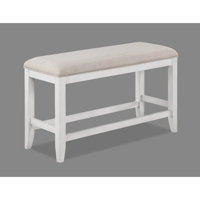 Melaki 100% Polyester Upholstered Bench by Winston Porter