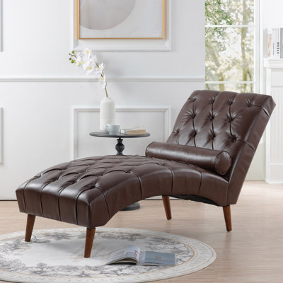Modern Upholstered Chaise Lounge for Living Room by Winston Porter