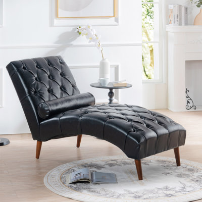 Modern Upholstered Chaise Lounge for Living Room by Winston Porter