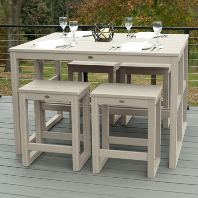 Ausbon 4 - Person 54" Long Dining Set by Wildon Home