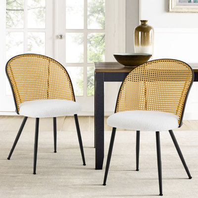 Bay isle home verano rattan dining chair clearance
