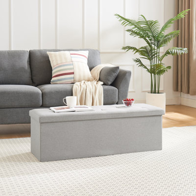 Bergenline Upholstered Ottoman by Ebern Designs