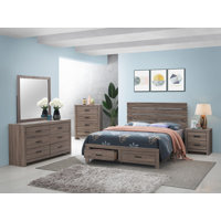 Brahn 5 - Piece Bedroom Set in Barrel by Millwood Pines