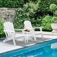 Felten Plastic Folding Adirondack Chair by Dovecove