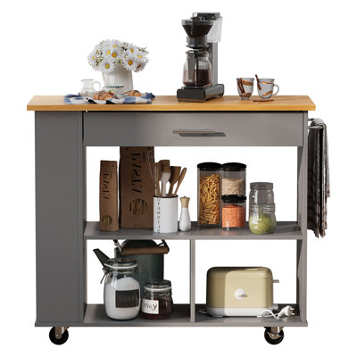 Arbenor Kitchen Island Cart by Lark Manor