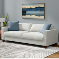 Jibria 87" Pop-Up Sleeper Sofa, with Pillows, Wrapped in a Cozy Boucle Upholstery by Latitude Run