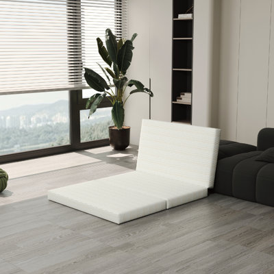 Chimel 3" Tri-folding Memory Foam Mattress Topper by Alwyn Home